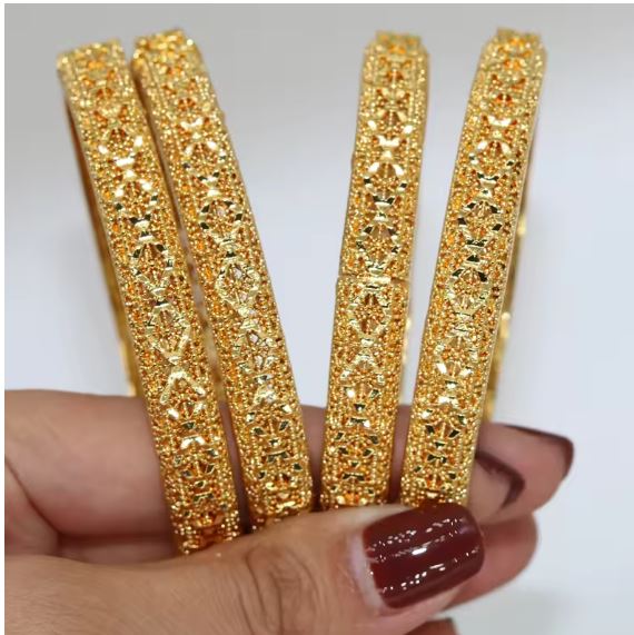 Gold Plated Bracelet for Women – Luxury Middle Eastern Gift