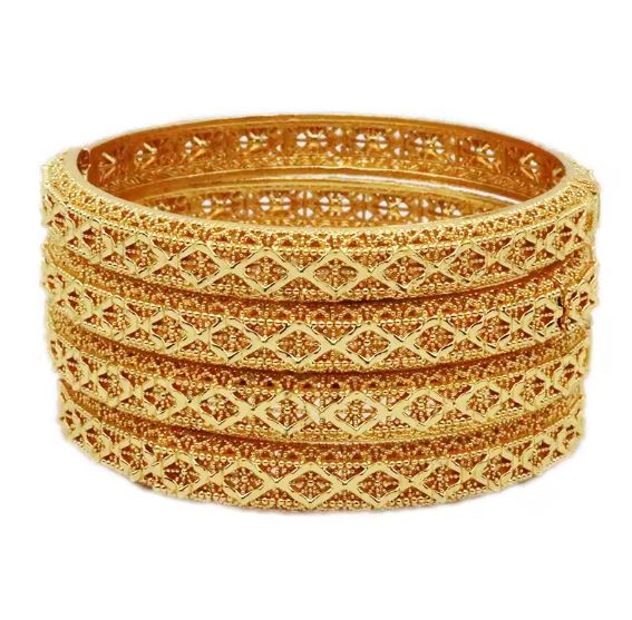 Gold Plated Bracelet for Women – Luxury Middle Eastern Gift
